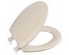 Kohler Triko K-4712-T-55 Innocent Blush Elongated Molded Toilet Seat with Closed-Front Cover and Plastic Hinges
