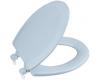 Kohler Triko K-4712-T-6 Skylight Elongated Molded Toilet Seat with Closed-Front Cover and Plastic Hinges