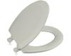 Kohler Triko K-4712-T-95 Ice Grey Elongated Molded Toilet Seat with Closed-Front Cover and Plastic Hinges