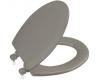 Kohler Triko K-4712-T-K4 Cashmere Elongated Molded Toilet Seat with Closed-Front Cover and Plastic Hinges