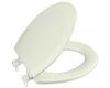 Kohler Triko K-4712-T-NG Tea Green Elongated Molded Toilet Seat with Closed-Front Cover and Plastic Hinges