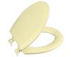 Kohler Triko K-4712-T-Y2 Sunlight Elongated Molded Toilet Seat with Closed-Front Cover and Plastic Hinges