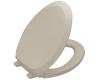 Kohler French Curve K-4713-G9 Sandbar French Curve Quiet-Close Elongated Toilet Seat