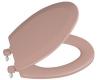 Kohler Triko K-4716-T-45 Wild Rose Molded Toilet Seat with Round, Closed-Front, Cover and Plastic Hinges