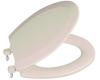 Kohler Triko K-4716-T-55 Innocent Blush Molded Toilet Seat with Round, Closed-Front, Cover and Plastic Hinges