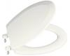 Kohler Triko K-4716-T-96 Biscuit Molded Toilet Seat with Round, Closed-Front, Cover and Plastic Hinges
