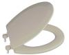 Kohler Triko K-4716-T-G9 Sandbar Molded Toilet Seat with Round, Closed-Front, Cover and Plastic Hinges