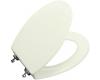 Kohler Triko K-4722-T-NG Tea Green Molded Toilet Seat, Elongated, Closed-Front, Cover and Polished Chrome Hinges