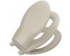 Kohler Transitions K-4732-G9 Sandbar Quiet-Close Toilet Seat with Quick-Release Functionality