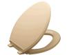 Kohler Glenbury K-4733-33 Mexican Sand Quiet-Close Elongated Toilet Seat with Quick-Release Functionality