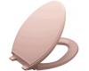 Kohler Glenbury K-4733-45 Wild Rose Quiet-Close Elongated Toilet Seat with Quick-Release Functionality