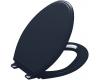 Kohler Glenbury K-4733-52 Navy Quiet-Close Elongated Toilet Seat with Quick-Release Functionality