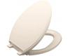 Kohler Glenbury K-4733-55 Innocent Blush Quiet-Close Elongated Toilet Seat with Quick-Release Functionality