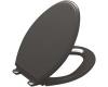 Kohler Glenbury K-4733-58 Thunder Grey Quiet-Close Elongated Toilet Seat with Quick-Release Functionality