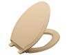 Kohler Rutledge K-4734-33 Mexican Sand Quiet-Close Elongated Toilet Seat with Quick-Release Functionality