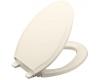 Kohler Rutledge K-4734-47 Almond Quiet-Close Elongated Toilet Seat with Quick-Release Functionality
