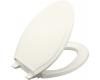 Kohler Rutledge K-4734-96 Biscuit Quiet-Close Elongated Toilet Seat with Quick-Release Functionality