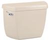 Kohler Wellworth K-4484-T-55 Innocent Blush Highline Wellworth 1.1 GPF Toilet Tank with Tank Cover Locks and Left-Hand Trip Lever