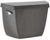 Kohler Wellworth K-4484-T-58 Thunder Grey Highline Wellworth 1.1 GPF Toilet Tank with Tank Cover Locks and Left-Hand Trip Lever