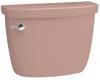 Kohler Cimarron K-4634-45 Wild Rose Toilet Tank with Left-Hand Trip Lever