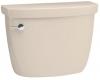 Kohler Cimarron K-4634-55 Innocent Blush Toilet Tank with Left-Hand Trip Lever