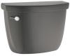 Kohler Cimarron K-4634-58 Thunder Grey Toilet Tank with Left-Hand Trip Lever