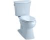 Kohler Kelston K-11452-6 Skylight Comfort Height Elongated Toilet with Cachet Toilet Seat and Left-Hand Trip Lever