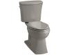 Kohler Kelston K-11452-K4 Cashmere Comfort Height Elongated Toilet with Cachet Toilet Seat and Left-Hand Trip Lever