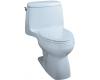 Kohler Santa Rosa K-3323-6 Skylight Santa Rosa Compact Elongated Toilet with Toilet Seat, Cover and Left-Hand Trip Lever