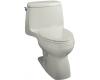 Kohler Santa Rosa K-3323-95 Ice Grey Santa Rosa Compact Elongated Toilet with Toilet Seat, Cover and Left-Hand Trip Lever