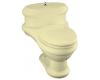Kohler Revival K-3360-Y2 Sunlight One-Piece Elongated Toilet with Toilet Seat and Polished Chrome Lift Knob and Hinges