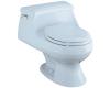 Kohler Rialto K-3386-6 Skylight One-Piece Round-Front Toilet with French Curve Toilet Seat and Left-Hand Trip Lever
