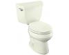Kohler Wellworth K-3423-NG Tea Green Round-Front Toilet with Left-Hand Trip Lever