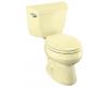Kohler Wellworth K-3423-RA-Y2 Sunlight Round-Front Toilet with Right-Hand Trip Lever