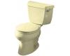 Kohler Wellworth K-3433-RA-Y2 Sunlight Round-Front Toilet with Right-Hand Trip Lever