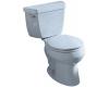 Kohler Wellworth K-3433-T-6 Skylight Round-Front Toilet with Left-Hand Trip Lever and Tank Cover Locks