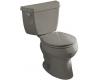 Kohler Wellworth K-3433-UT-K4 Cashmere Round-Front Toilet with Left-Hand Trip Lever, Tank Cover Locks and Tank Liner