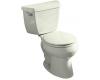 Kohler Wellworth K-3433-UT-NG Tea Green Round-Front Toilet with Left-Hand Trip Lever, Tank Cover Locks and Tank Liner