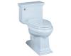 Kohler Memoirs Stately K-3453-6 Skylight Comfort Height Elongated Toilet with Toilet Seat and Left-Hand Trip Lever