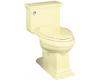 Kohler Memoirs Stately K-3453-Y2 Sunlight Comfort Height Elongated Toilet with Toilet Seat and Left-Hand Trip Lever