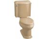 Kohler Devonshire K-3457-33 Mexican Sand Elongated Toilet with Left-Hand Trip Lever