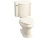 Kohler Devonshire K-3457-47 Almond Elongated Toilet with Left-Hand Trip Lever