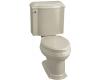 Kohler Devonshire K-3457-G9 Sandbar Elongated Toilet with Left-Hand Trip Lever