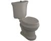 Kohler Iron Works Historic K-3463-K4 Cashmere Elongated Toilet with Toilet Seat