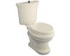 Kohler Iron Works Historic K-3463-U-47 Almond Elongated Toilet with Toilet Seat and Insuliner Tank Liner