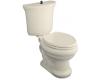 Kohler Iron Works Historic K-3463-U-47 Almond Elongated Toilet with Toilet Seat and Insuliner Tank Liner