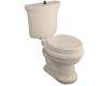 Kohler Iron Works Historic K-3463-U-55 Innocent Blush Elongated Toilet with Toilet Seat and Insuliner Tank Liner