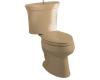 Kohler Serif K-3464-33 Mexican Sand Comfort Height Elongated Toilet with Flush Actuator