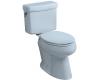 Kohler Pinoir K-3465-6 Skylight Comfort Height Elongated Toilet with Concealed Trapway and Left-Hand Trip Lever