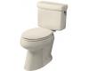 Kohler Pinoir K-3465-RA-47 Almond Comfort Height Elongated Toilet with Concealed Trapway and Right-Hand Trip Lever